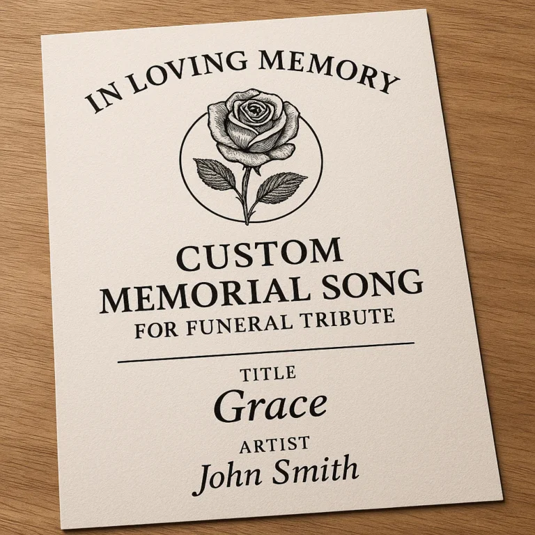 Featured image for Custom Memorial Song for Funeral The Ultimate 2026 Tribute Guide