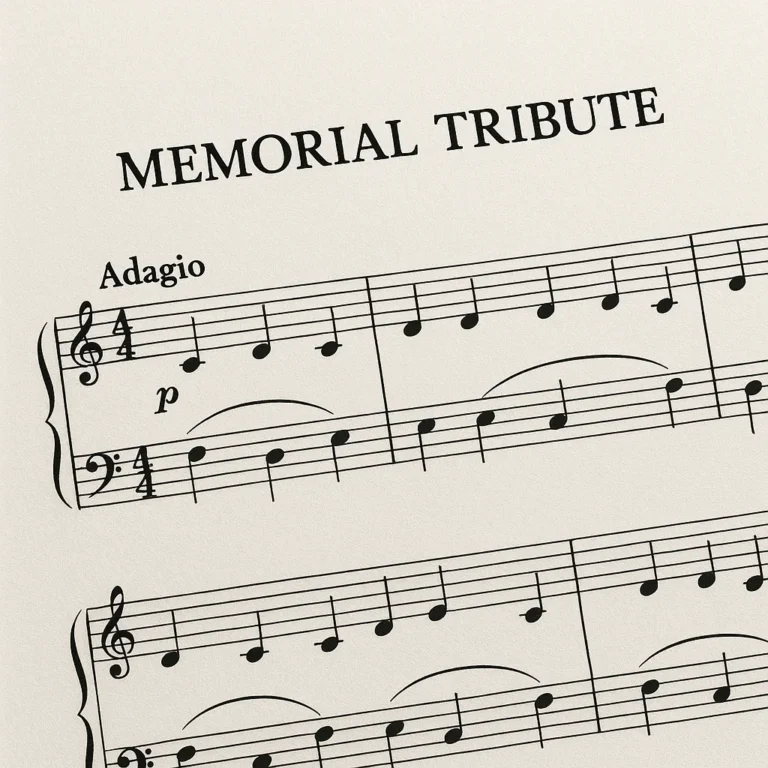 Featured image for Custom Song for a Memorial Tribute